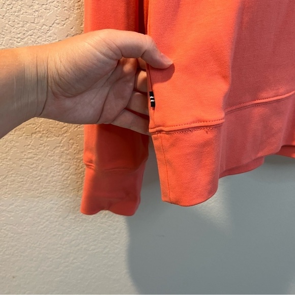 Men’s Nautica coral orange long sleeve quarter zip sweater size small S - Picture 4 of 5